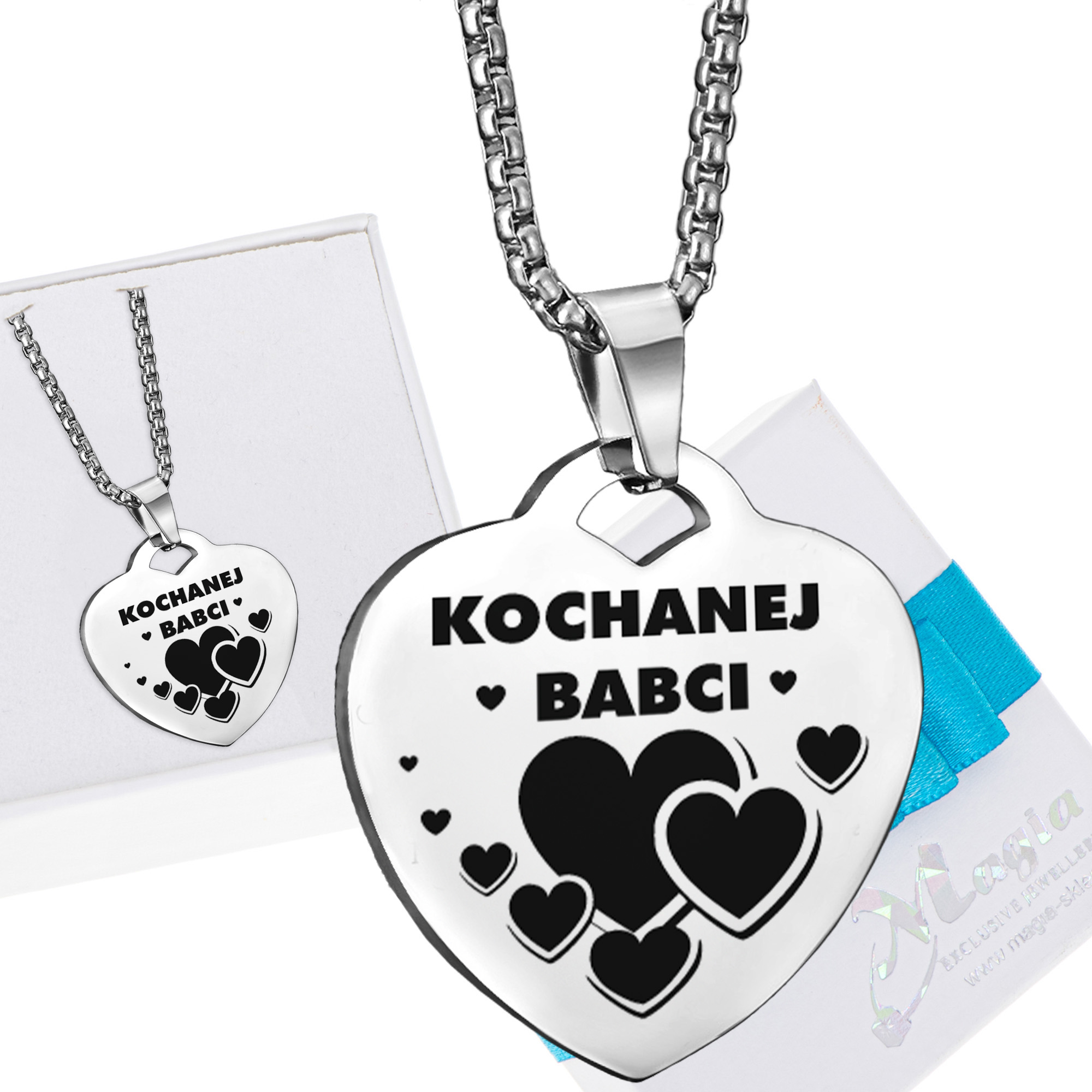 miniaturka-babcia_ag4 srebrny naszyjnik serce